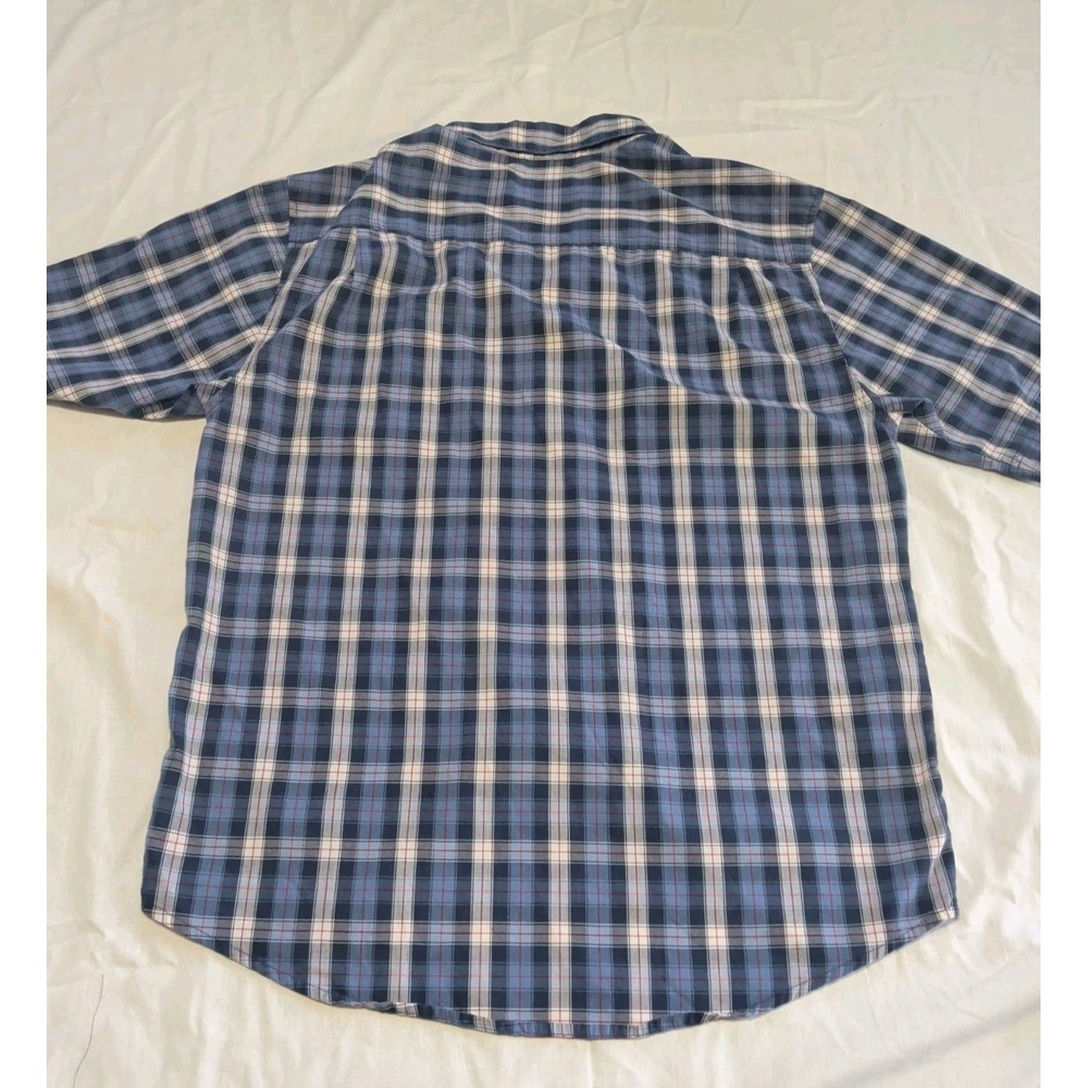 Wolverine Shirt Mens Medium Button Down Plaid Preppy Casual Work City Pocket